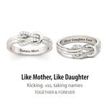 Like Mother Like Daughter Love Knot Ring