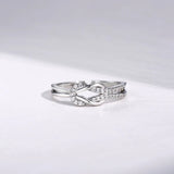 Best Mother & Best Daughter Love Knot Ring