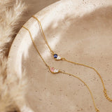 Custom Heart Birthstone Bracelet