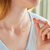 Twist But Never Bend Spring Necklace For Daughter