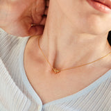 Twist But Never Bend Spring Necklace For Daughter