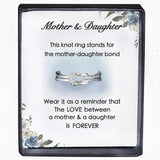 Best Mother & Best Daughter Love Knot Ring