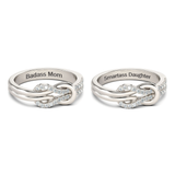 Like Mother Like Daughter Love Knot Ring