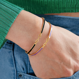 Best Bitches Forever Infinity Enamel Bangle Bracelet