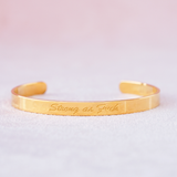 Strong As Fuck Mantra Bracelet