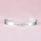 Strong As Fuck Mantra Bracelet
