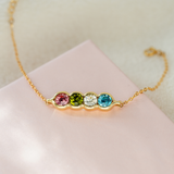 Peas In A Pod Birthstone Bracelet