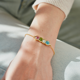 Peas In A Pod Birthstone Bracelet