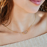 Dancing Heart Gemstone Necklace