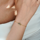 “Fuck it and begin again"Lotus Gemstone Bracelet