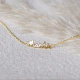 Through Valleys and Peaks MAMA Mountain Bracelet