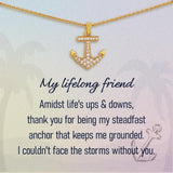 Friends Anchor Necklace