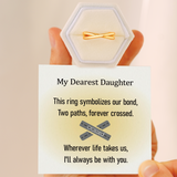 My Dearest Daughter Crossover Ring
