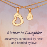 Mom & Daughter Bond by Love Matching Necklace Set