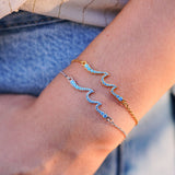 Go Through Deep Waters Friendship Wave Bracelet