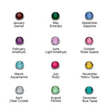 Mother & Daughter Linking Birthstone Bracelet
