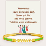 Badass MAMA Gang Enamel Bangle