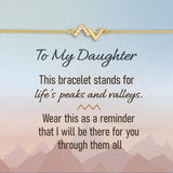 Peaks & Valleys Daughter Bracelet