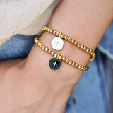 Faith Over Fear Cross Bracelet