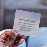 Self-Love Crystal Band Ring