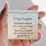Peaks & Valleys Daughter Bracelet
