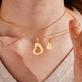 Mom & Daughter Bond by Love Matching Necklace Set