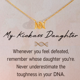 My Kickass Daughter DNA Necklace