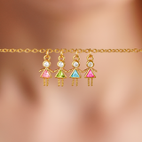 Find Your Tribe Birthstone Necklace