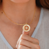 I'd Be So Lost Without You  Compass Necklace