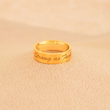 Strong As Fuck Mantra Silver Ring