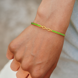 "I'II Love You Until The Day After Forever" Enamel Infinity Bracelet