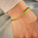 "Nothing in the world can separate us" Enamel Knot bracelets
