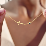Pray Through It Crossing Birthstone Bracelet S925