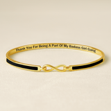 My Badass Girl Gang Enamel Infinity Bracelet