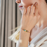 Peas In A Pod Birthstone Bracelet